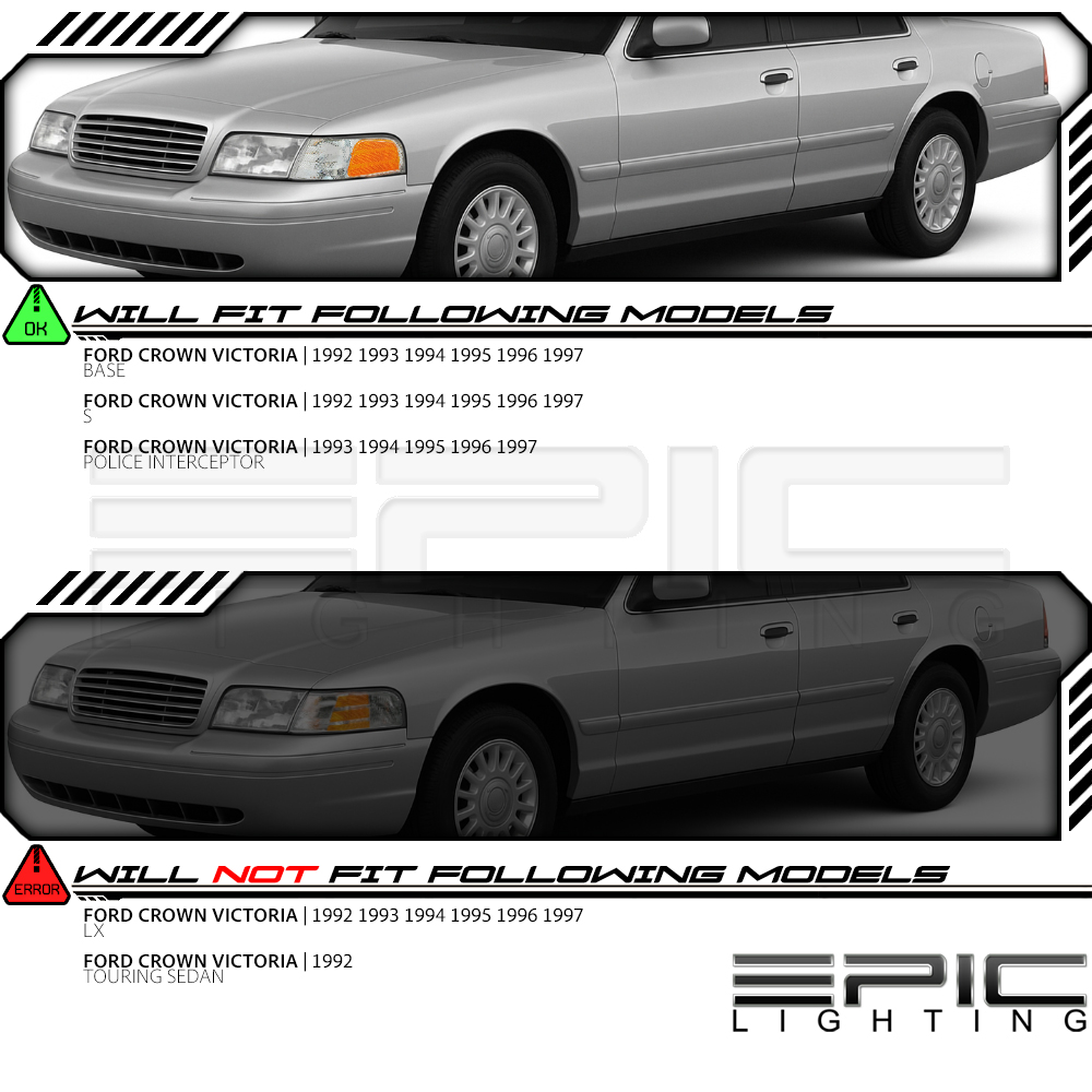 EPIC LIGHTING Automotive OEM Replacement Head Light Tail Light Signal Light