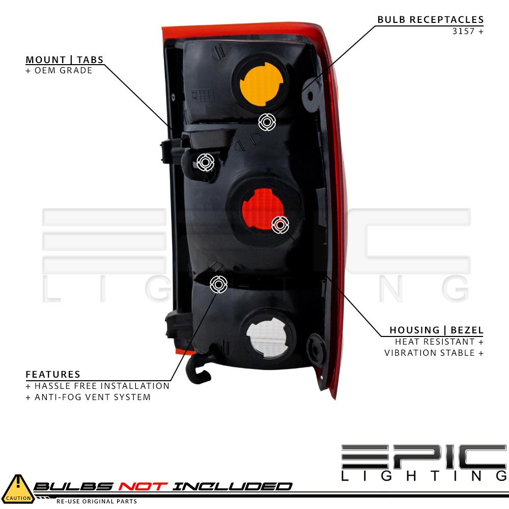 EPIC LIGHTING Automotive OEM Replacement Head Light Tail Light Signal Light